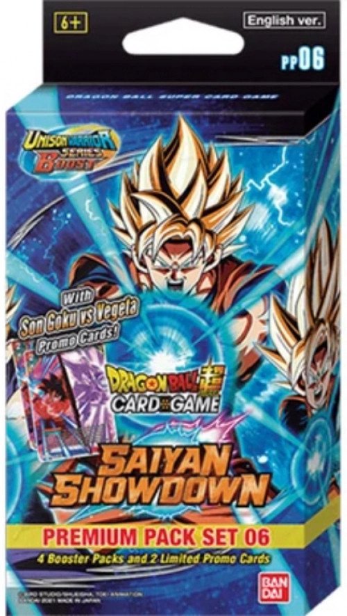 Dragon Ball Super TCG Saiyan Showdown Premium Pack Set