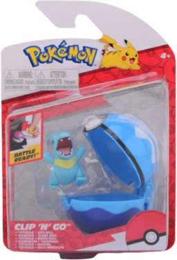 Pokemon Figure - Totodile + Dive Ball (Clip 'n' Go)